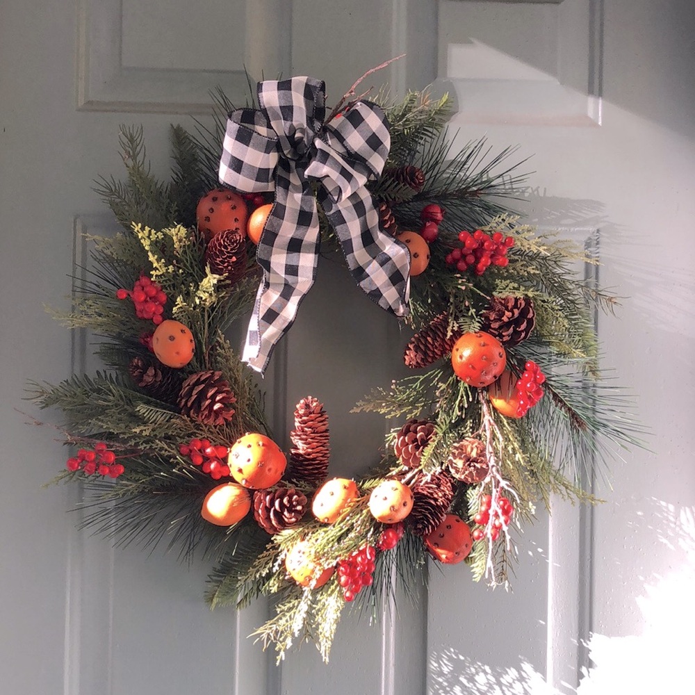 Christmas winter wreath